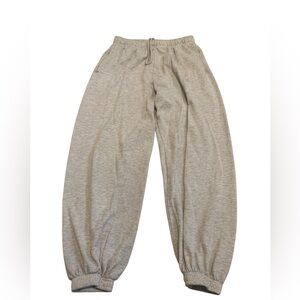 💜 Aero Gray Baggy Sweatpants Joggers M/M Y2K